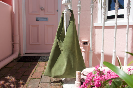 Green Suede Bag