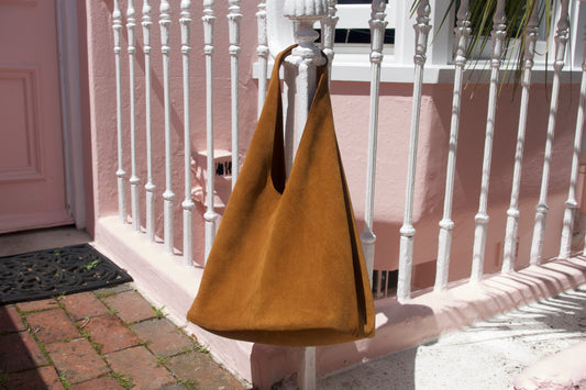 Brown Suede Bag